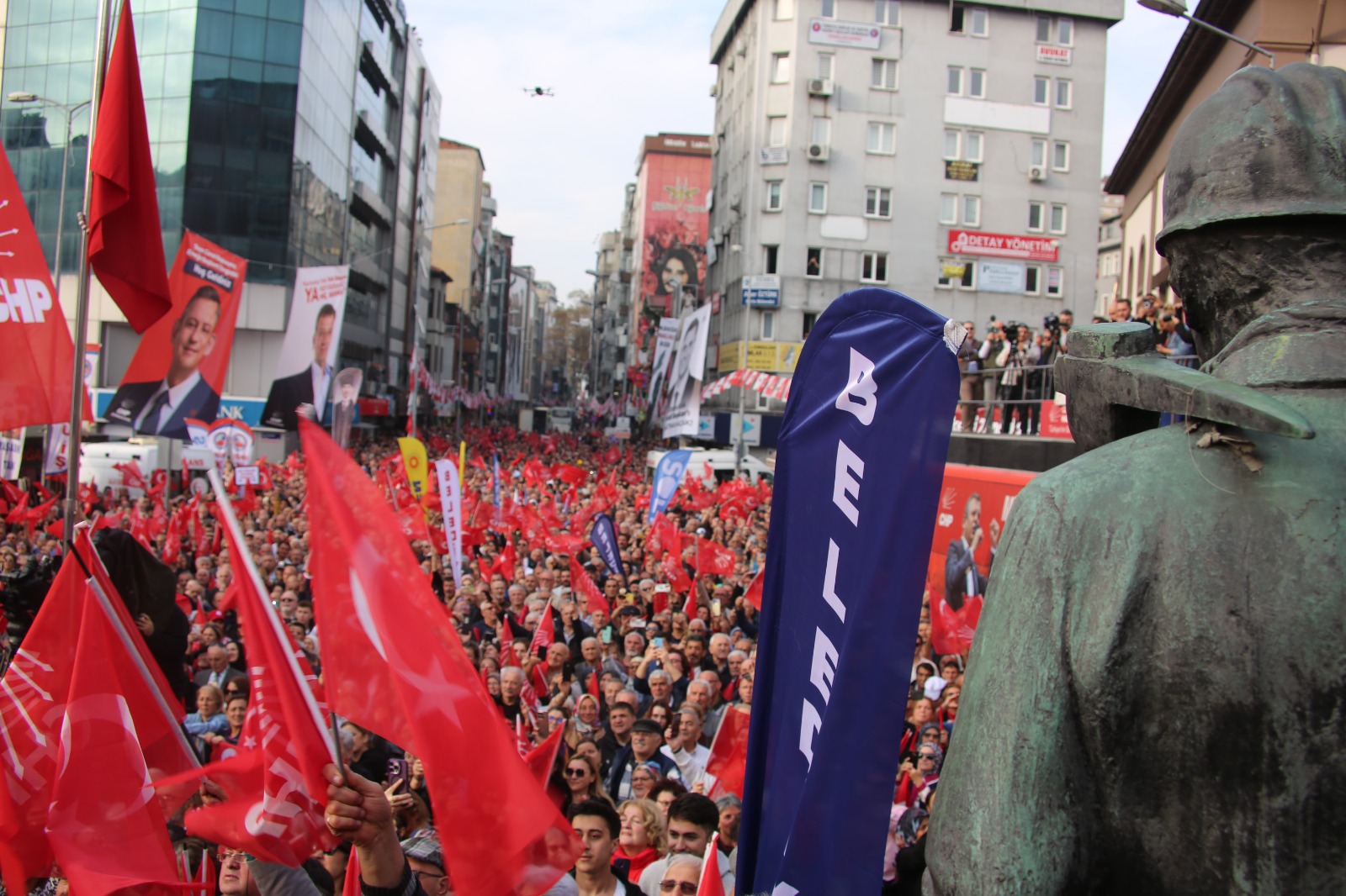 FOTOĞRAFLARLA CHP MİTİNGİ