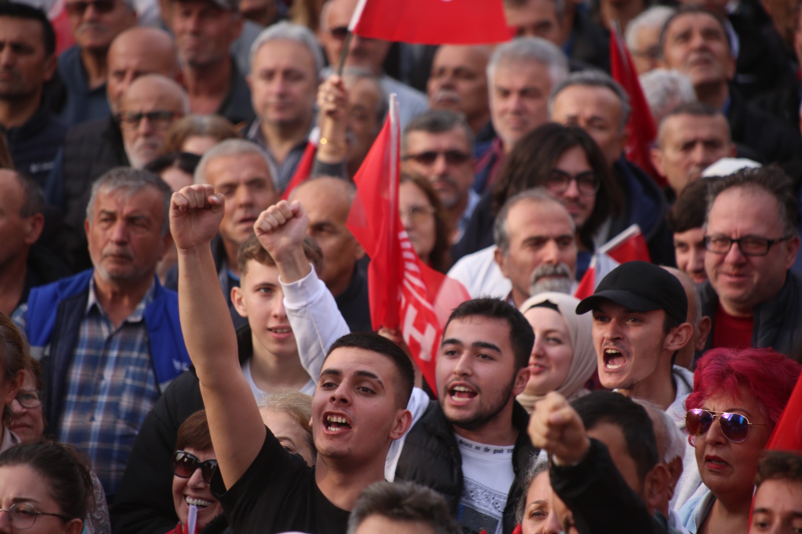 FOTOĞRAFLARLA CHP MİTİNGİ