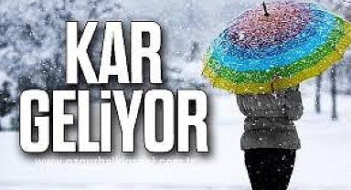 Meteoroloji'den Kritik Uyarı! Kar Geri Geliyor!