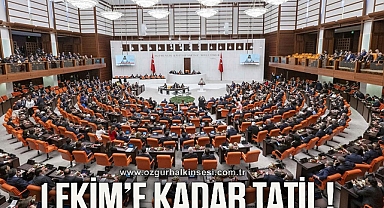 1 Ekim'e kadar tatil !
