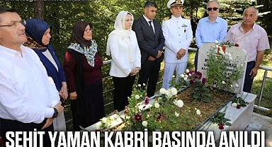  15 Temmuz şehidi Yaman kabri başında anıldı