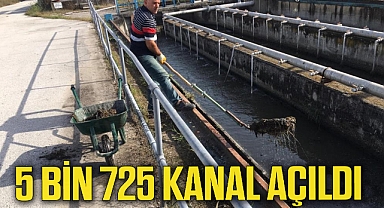 5 bin 725 kanal açıldı