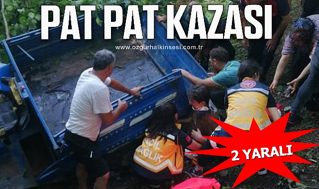 Alaplı'da pat pat kazası: 2 yaralı