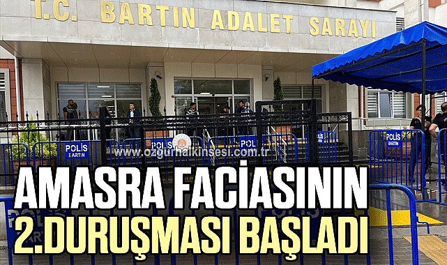 Amasra’daki maden kazası davasında 2’nci duruşma görülmeye başlandı
