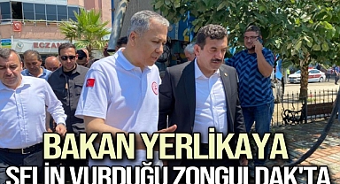  Bakan Ali Yerlikaya selin vurduğu Zonguldak'ta