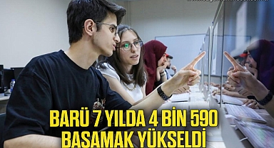 BARÜ 7 yılda 4 bin 590 basamak yükseldi