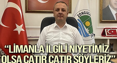  Başkan Alan liman, saat kulesi ve sorununa değindi