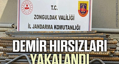 DEMİR HIRSIZLARI YAKALANDI
