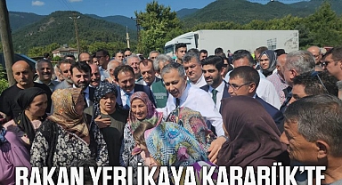 İçişleri Bakanı Yerlikaya Karabük’te