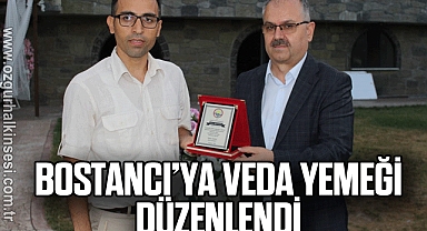 İlçe Müftüsü Bostancı’ya veda yemeği düzenlendi