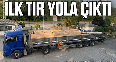 İlk tır yola çıktı
