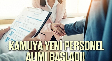 Kamuya yeni personel alımı başladı!