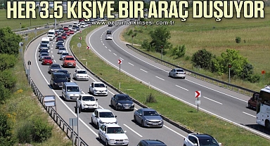 Karabük’te her 3.5 kişiye bir araç düşüyor