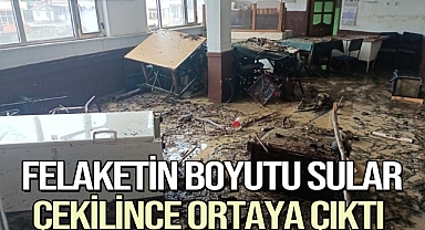 Kdz. Ereğli'de sel felaketinin boyutu sular çekilince ortaya çıktı