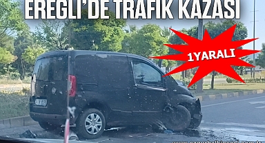  Kdz. Ereğli’de trafik kazası: 1 yaralı