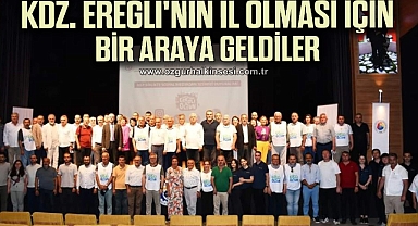 Kdz. Ereğli'nin il olması için bir araya geldiler