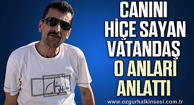  Köprüden atlamak isteyen kişiyi kurtarmak için canını hiçe sayan vatandaş o anları anlattı