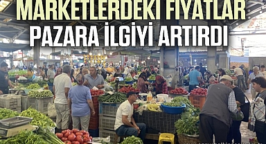 Marketlerdeki fiyatlar pazara ilgiyi artırdı