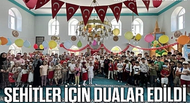 Orduyeri Camii'nde şehitler için dualar edildi
