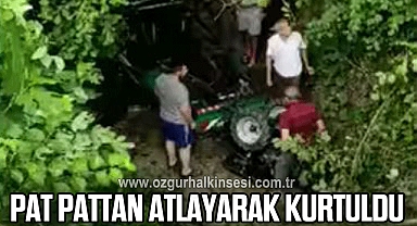 Pat Pattan atlayarak kurtuldu