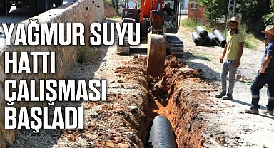  Safranbolu’da yağmur suyu hattı çalışması başladı