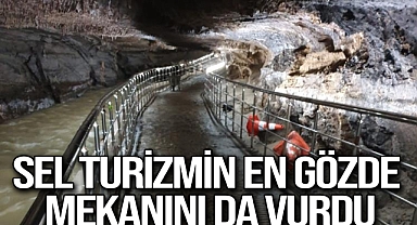 Sel turizmin en gözde mekanını da vurdu