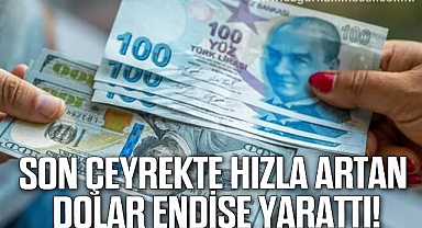 Son çeyrekte hızla artan dolar endişe yarattı!
