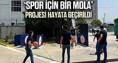 Spor İçin Bir Mola' projesi hayata geçirildi