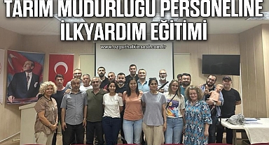Tarım Müdürlüğü personeline ilkyardım eğitimi