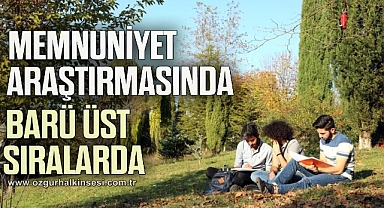  Türkiye Üniversite Memnuniyet Araştırmasında BARÜ üst sıralarda