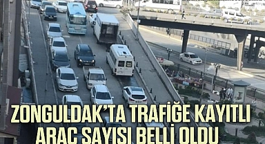 Zonguldak'ta trafiğe kayıtlı araç sayısı 171 bin 164 oldu