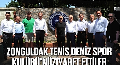  Zonguldak Tenis Deniz Spor Kulübü’nü ziyaret ettiler