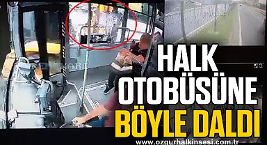 7 kişinin yaralandığı kaza anı araç kamerasına yansıdı