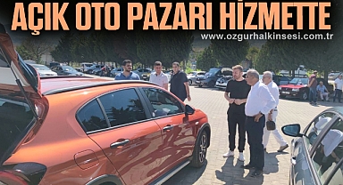 Açık Oto Pazarı Hizmette!