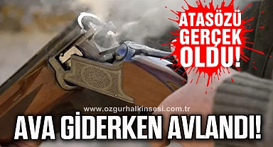 Ava gitmek isterken kendini vurdu