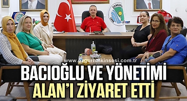 BACIOĞLU VE YÖNETİMİ ALAN’I ZİYARET ETTİ