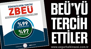 BEÜ’YÜ TERCİH ETTİLER