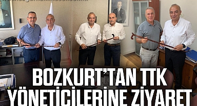 BOZKURT’TAN TTK YÖNETİCİLERİNE ZİYARET