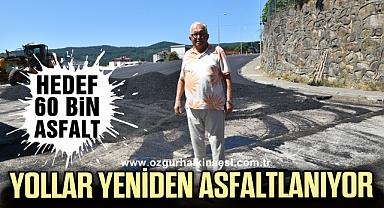 EREĞLİ’NİN YOLLARI, YENİDEN ASFALTLANIYOR