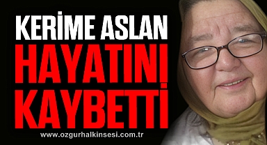 Eski muhtar Arslan Aslan, eşini kaybetti