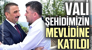 Hacıbektaşoğlu, şehidimizin mevlidine katıldı