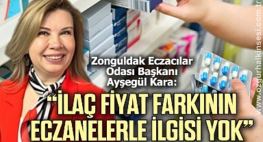 “İLAÇ FİYAT FARKININ ECZANELERLE İLGİSİ YOK”