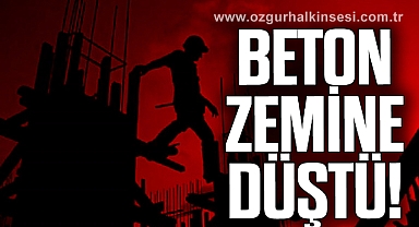 İnşaatta yüksekten düşen işçi yaralandı