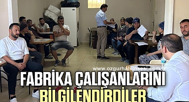 İş yerlerinde sağlığın geliştirilmesi için farkındalık çalışması yapıldı