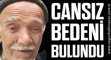 Kaybolan yaşlı adamın cansız bedeni bulundu