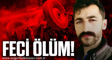 Kepçeli traktör devrildi, sürücü hayatını kaybetti
