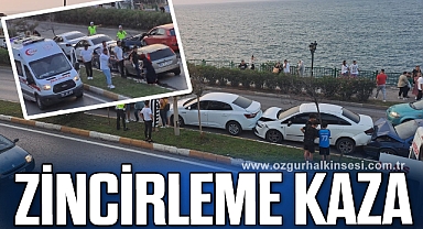 Kozlu yolunda zincirleme kaza