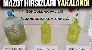 Mazot Hırsızları Yakalandı