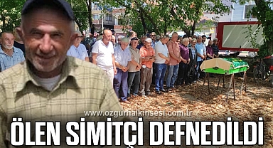 Ölen simitçi defnedildi