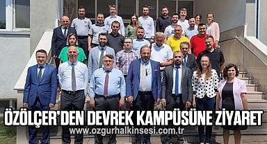 Özölçer’den Devrek Kampüsüne Ziyaret